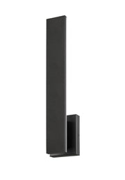 Stylet 2 Light 4.75" Outdoor Wall Light, Sand Black with White Shades, 5007 Series, 24" Tall in Sand Black