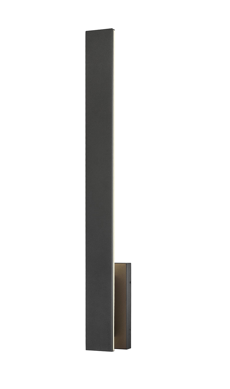Stylet 2 Light 4.75" Outdoor Wall Light, Sand Black with White Shades, 5007 Series, 36" Tall in Sand Black