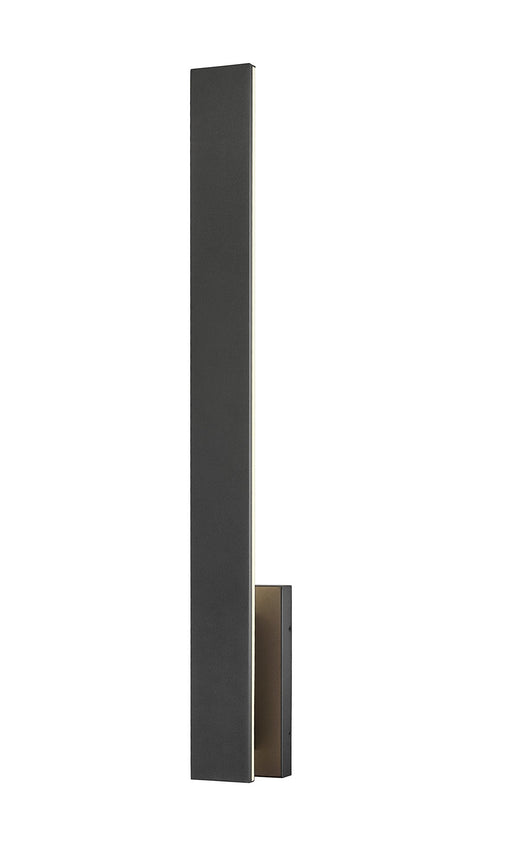 Stylet 2 Light 4.75" Outdoor Wall Light, Sand Black with White Shades, 5007 Series, 36" Tall in Sand Black
