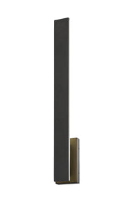 Stylet 2 Light 4.75" Outdoor Wall Light, Sand Black with White Shades, 5007 Series, 36" Tall in Sand Black