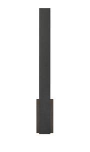 Stylet 2 Light 4.75" Outdoor Wall Light, Sand Black with White Shades, 5007 Series, 36" Tall in Sand Black