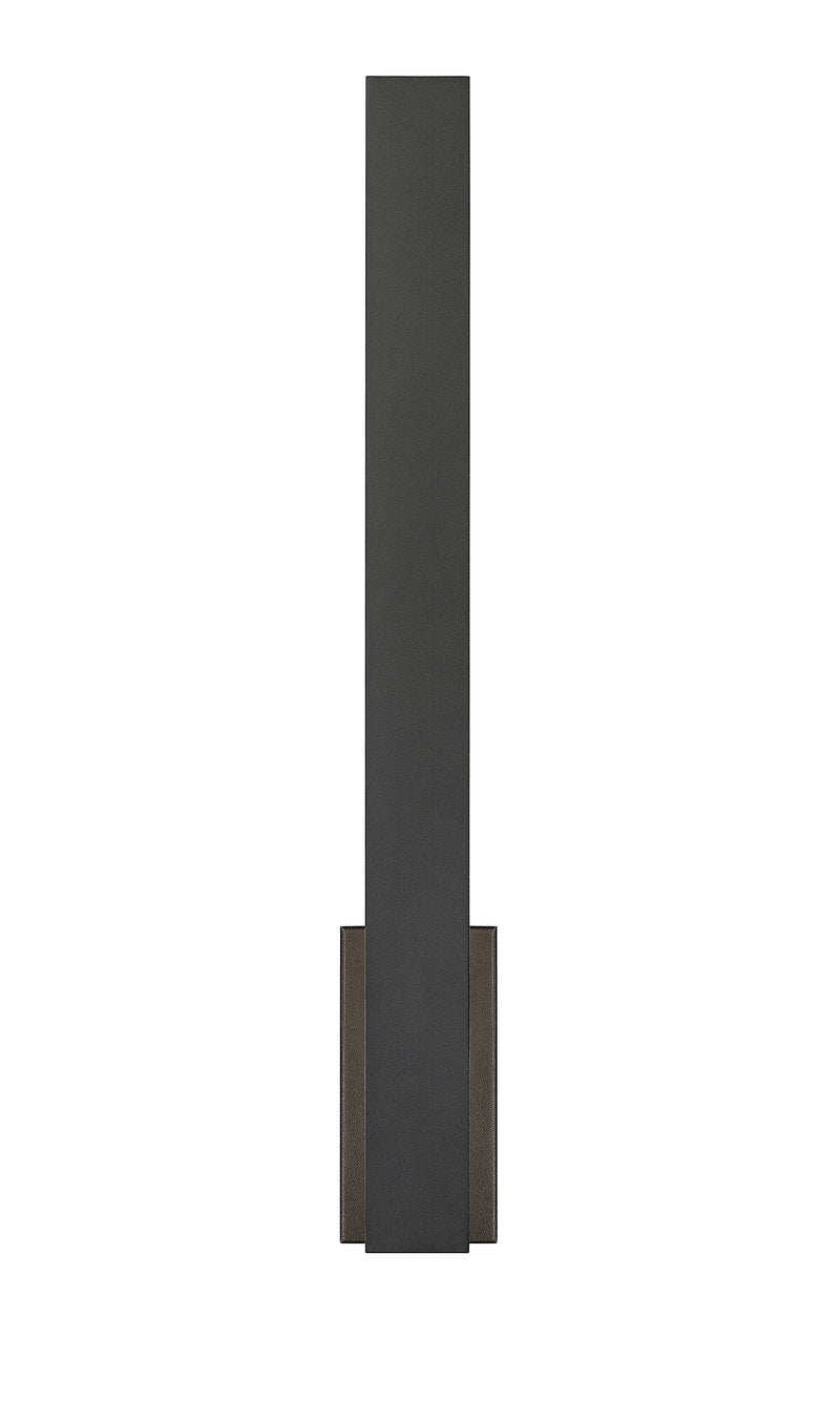 Stylet 2 Light 4.75" Outdoor Wall Light, Sand Black with White Shades, 5007 Series, 36" Tall in Sand Black