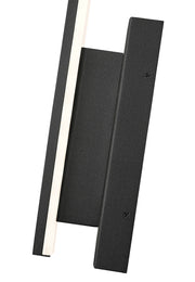 Stylet 2 Light 4.75" Outdoor Wall Light, Sand Black with White Shades, 5007 Series, 36" Tall in Sand Black