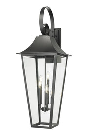 Gannon 5 Light 16" Outdoor Wall Light in Black