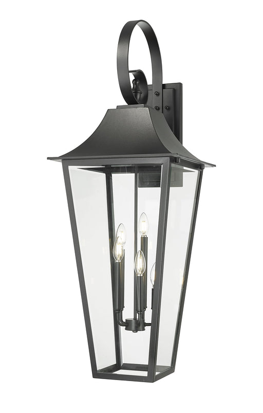 Gannon 5 Light 16" Outdoor Wall Light in Black