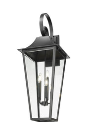 Gannon 5 Light 16" Outdoor Wall Light in Black