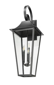 Gannon 5 Light 16" Outdoor Wall Light in Black