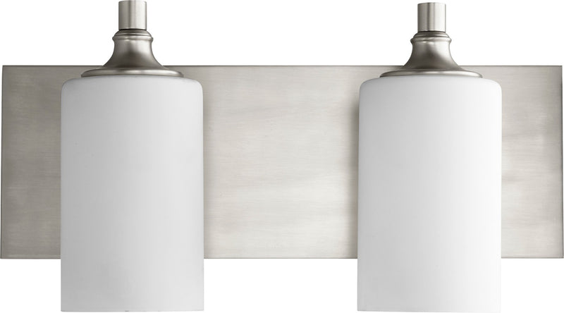 Celeste 2 Light Vanity in Satin Nickel