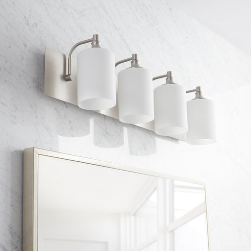 Celeste 4 Light Vanity in Satin Nickel