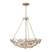 Ethereal Rose 6-Light 24" Inverted Pendant in Havana Gold Ombre