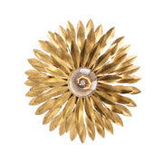 Broche 1 Light 11" Sconce in Antique Gold