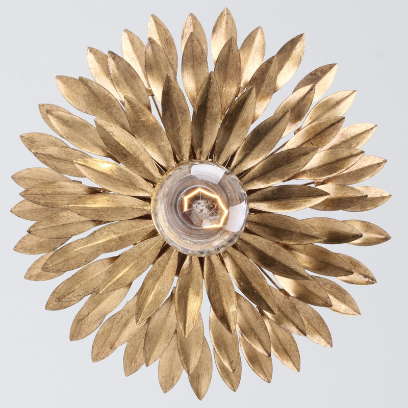 Broche 1 Light 11" Sconce in Antique Gold