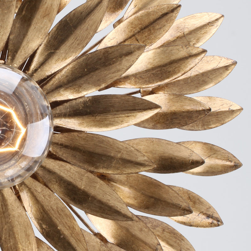 Broche 1 Light 11" Sconce in Antique Gold