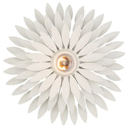 Broche 1 Light 11" Sconce in Matte White