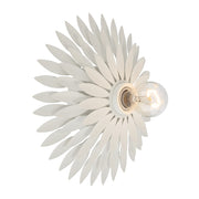 Broche 1 Light 11" Sconce in Matte White