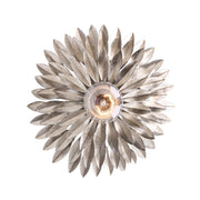 Broche 1 Light 11" Sconce in Antique Silver