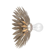 Broche 1 Light 11" Sconce in Antique Silver