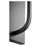Ladin 1 Light Wall Sconce in Black