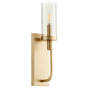 Ladin 1 Light Wall Sconce in Aged Brass