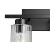 Ladin 2 Light Vanity in Black
