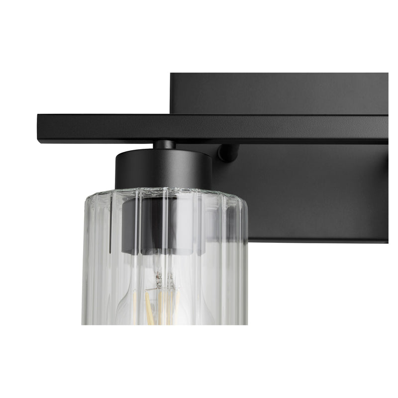 Ladin 2 Light Vanity in Black