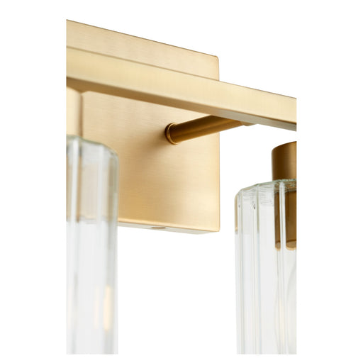 Ladin 3 Light Vanity in Aged Brass