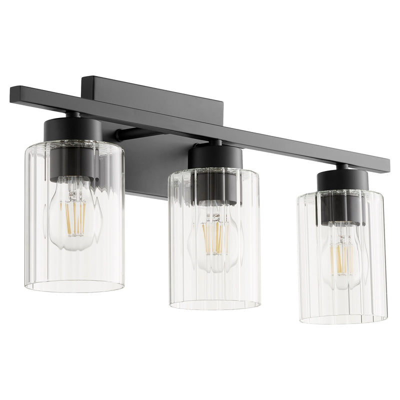 Ladin 3 Light Vanity in Black