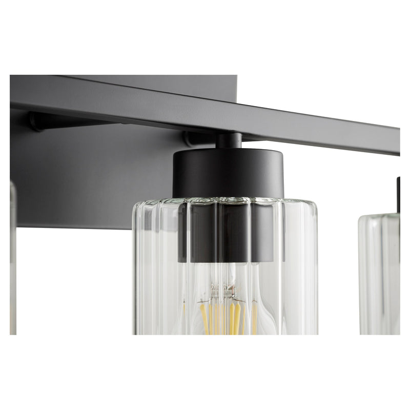 Ladin 3 Light Vanity in Black