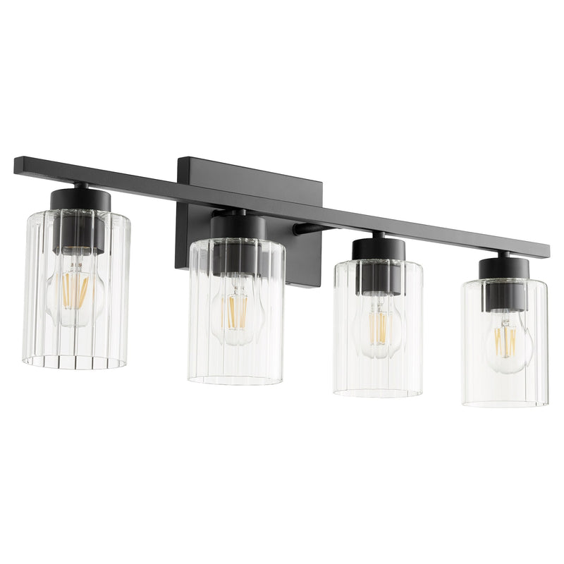 Ladin 4 Light Vanity in Black