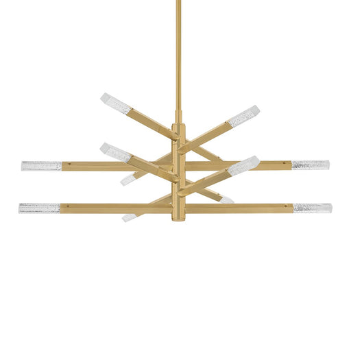 Strasbourg 12-Light Chandelier in Vintage Brass