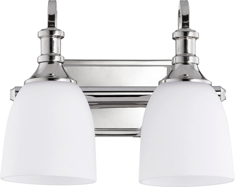 Richmond 2 Light Transitional Vanity in Polished Nickel