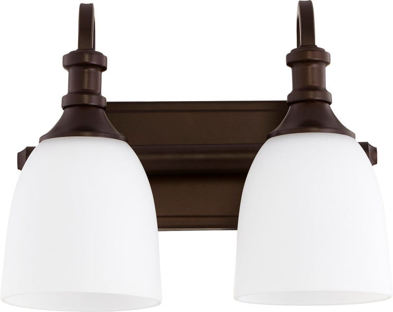 Richmond 2 Light Transitional Vanity in Oiled Bronze