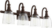 Richmond 4 Light Transitional Vanity in Oiled Bronze