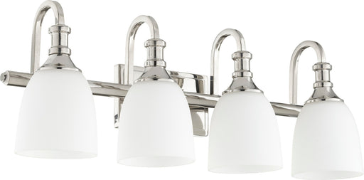 Richmond 4 Light Transitional Vanity in Polished Nickel