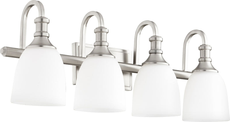 Richmond 4 Light Transitional Vanity in Satin Nickel