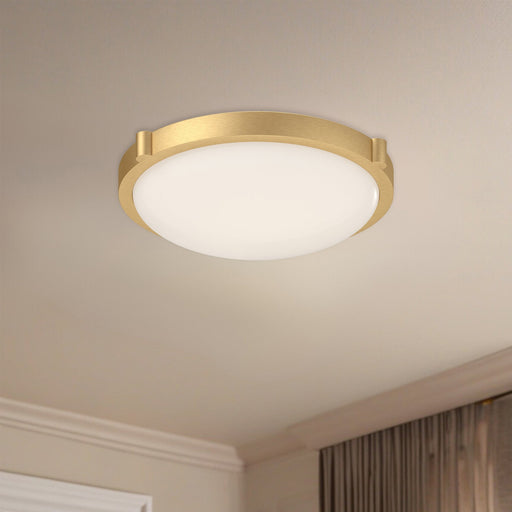 Floyd 11" Flush Mount in Brushed Gold