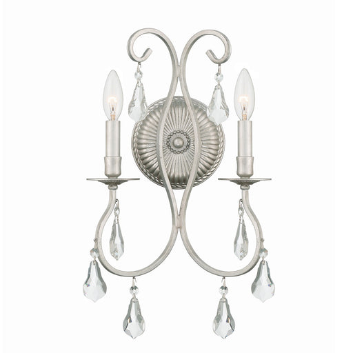 Ashton 2 Light 10.5" Sconce in Olde Silver