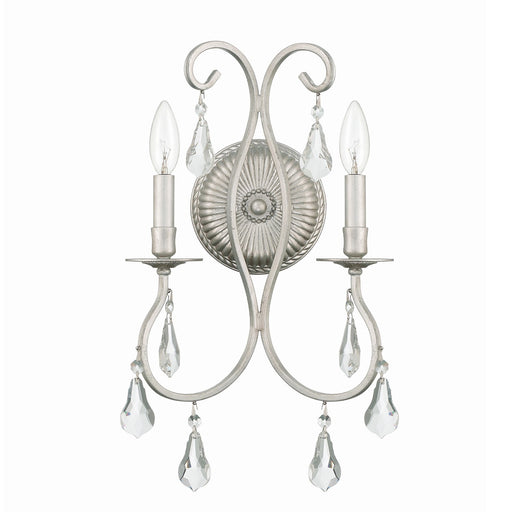 Ashton 2 Light 10.5" Sconce in Olde Silver