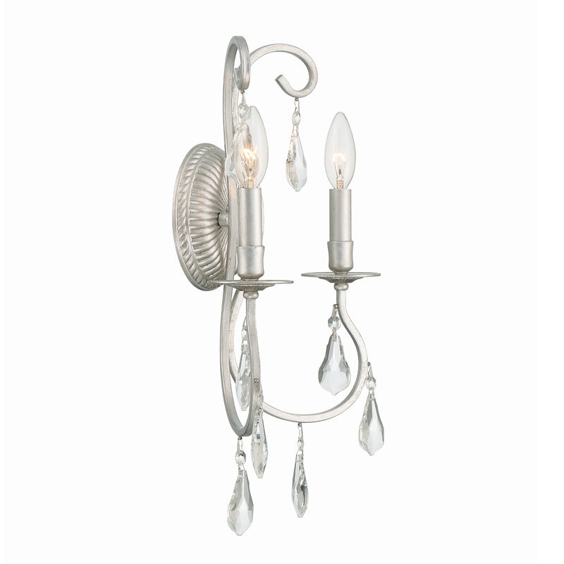 Ashton 2 Light 10.5" Sconce in Olde Silver