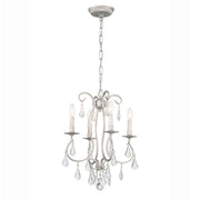 Ashton 4 Light 16" Chandelier in Olde Silver