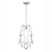 Ashton 4 Light 16" Chandelier in Olde Silver