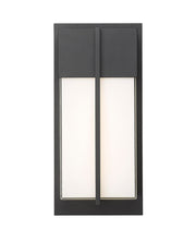 Nyx 2 Light 6" Outdoor Wall Light in Black
