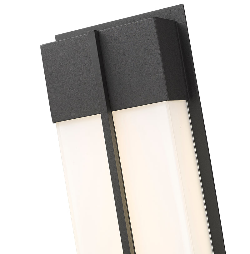 Nyx 2 Light 6" Outdoor Wall Light in Black