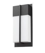 Nyx 2 Light 6" Outdoor Wall Light in Black