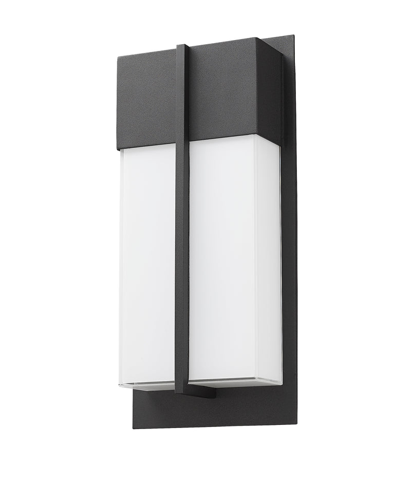 Nyx 2 Light 6" Outdoor Wall Light in Black