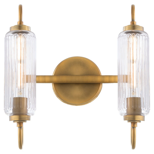 Whitmire 2 Light Vanity in Brushed Brass