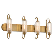 Whitmire 4 Light Vanity in Brushed Brass