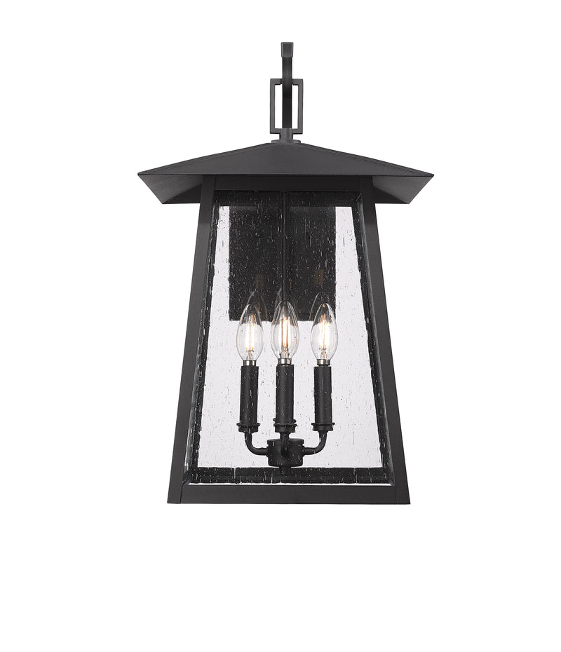 Rainer 4 Light 13.5" Outdoor Wall Light in Black