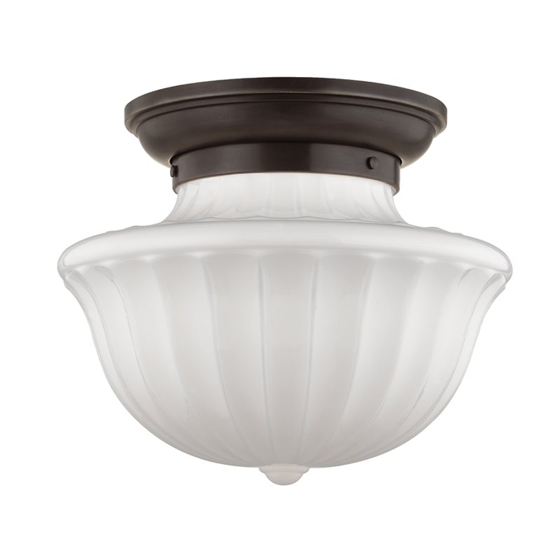 Dutchess 2-Light Semi-Flush Mount in Old Bronze