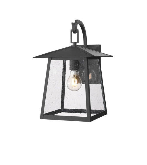 Rainer 1 Light 9.5" Outdoor Wall Light in Black